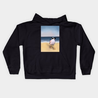 seagull like a boss Kids Hoodie